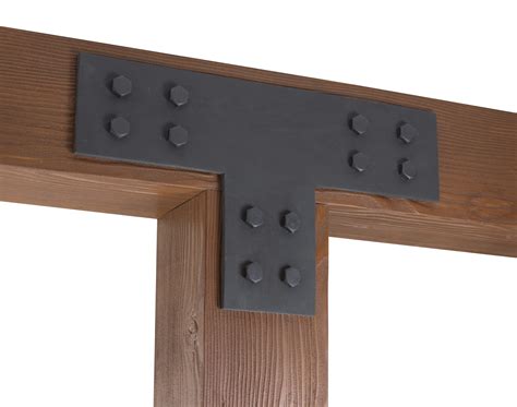 black metal t bracket beams|black iron brackets for beams.